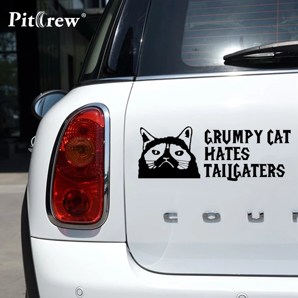 1PC High Quality 16.5*5.9cm Grumpy Cat Hates Tailgaters Car Animals Stickers Vinyl Decals Car Styling Car Accessories
1PC High Quality 16.5*5.9cm Grumpy Cat Hates Tailgaters Car Animals Stickers Vinyl Decals Car Styling Car Accessories
