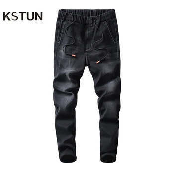 KSTUN Black Jeans Men 2018 Autumn Elastic Waist Drawstring Skinny Slim Fit Casual Pants Male Trousers Streetwear Quality Brand
KSTUN Black Jeans Men 2018 Autumn Elastic Waist Drawstring Skinny Slim Fit Casual Pants Male Trousers Streetwear Quality Brand