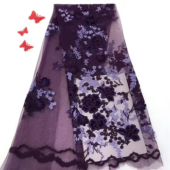 Nigerian french lace fabrics 2018 tulle mesh embroidery fabric high quality 3D Appliqued 5yard/lot for wedding dress RF7-37
Nigerian french lace fabrics 2018 tulle mesh embroidery fabric high quality 3D Appliqued 5yard/lot for wedding dress RF7-37
