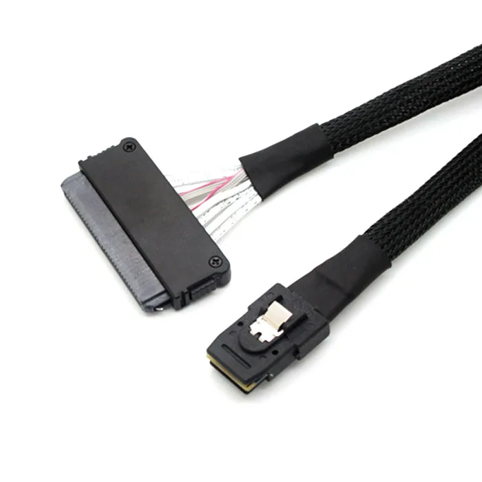 SFF-8484 SAS 32Pin 4i to SFF-8087 Mini SAS 4i 36Pin Cable server raid cable 100cm
SFF-8484 SAS 32Pin 4i to SFF-8087 Mini SAS 4i 36Pin Cable server raid cable 100cm