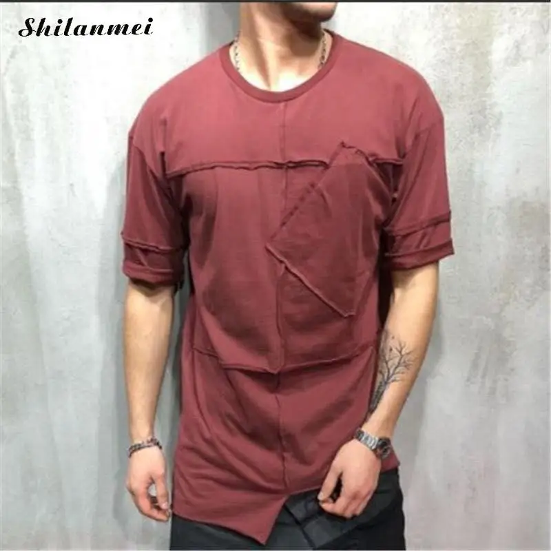 New T Shirt Men Fashion Extend Hip Hop Summer Short Sleeve T Shirt Cotton Solid Muscle T Shirt Ripped Hole Plus Size T Shirt Top
New T Shirt Men Fashion Extend Hip Hop Summer Short Sleeve T Shirt Cotton Solid Muscle T Shirt Ripped Hole Plus Size T Shirt Top