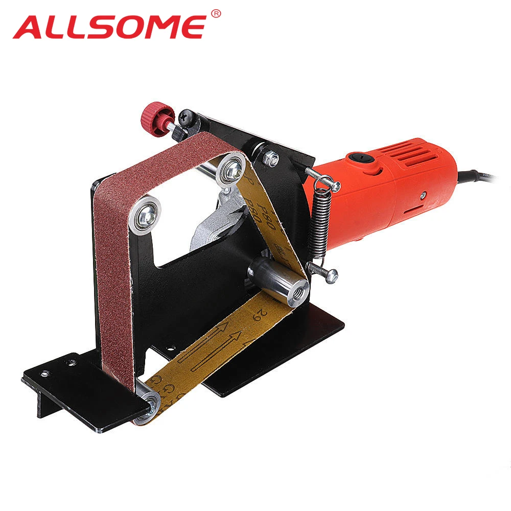 ALLSOME Angle Grinder Belt Sander Attachment Sanding Belt Adapter for 115 125 Angle Grinder HT2455
ALLSOME Angle Grinder Belt Sander Attachment Sanding Belt Adapter for 115 125 Angle Grinder HT2455