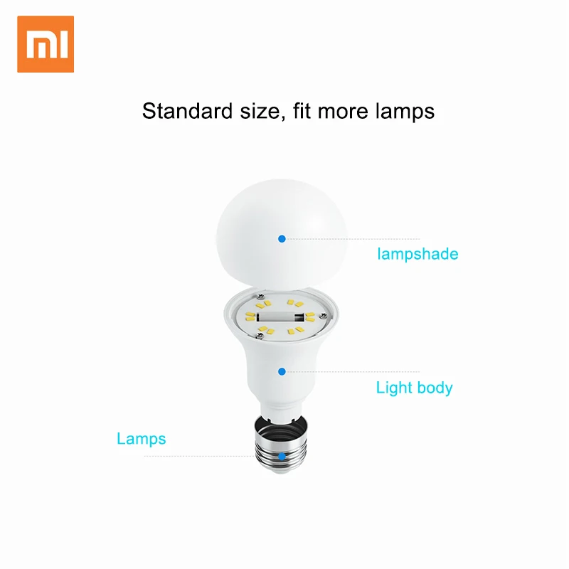Xiaomi Smart Remote Bulb LED E27 Light Mijia Bulb Smart APP WIFI Remote Control Lamp Bulb Work 3000k-5700k For mi Home app
Xiaomi Smart Remote Bulb LED E27 Light Mijia Bulb Smart APP WIFI Remote Control Lamp Bulb Work 3000k-5700k For mi Home app