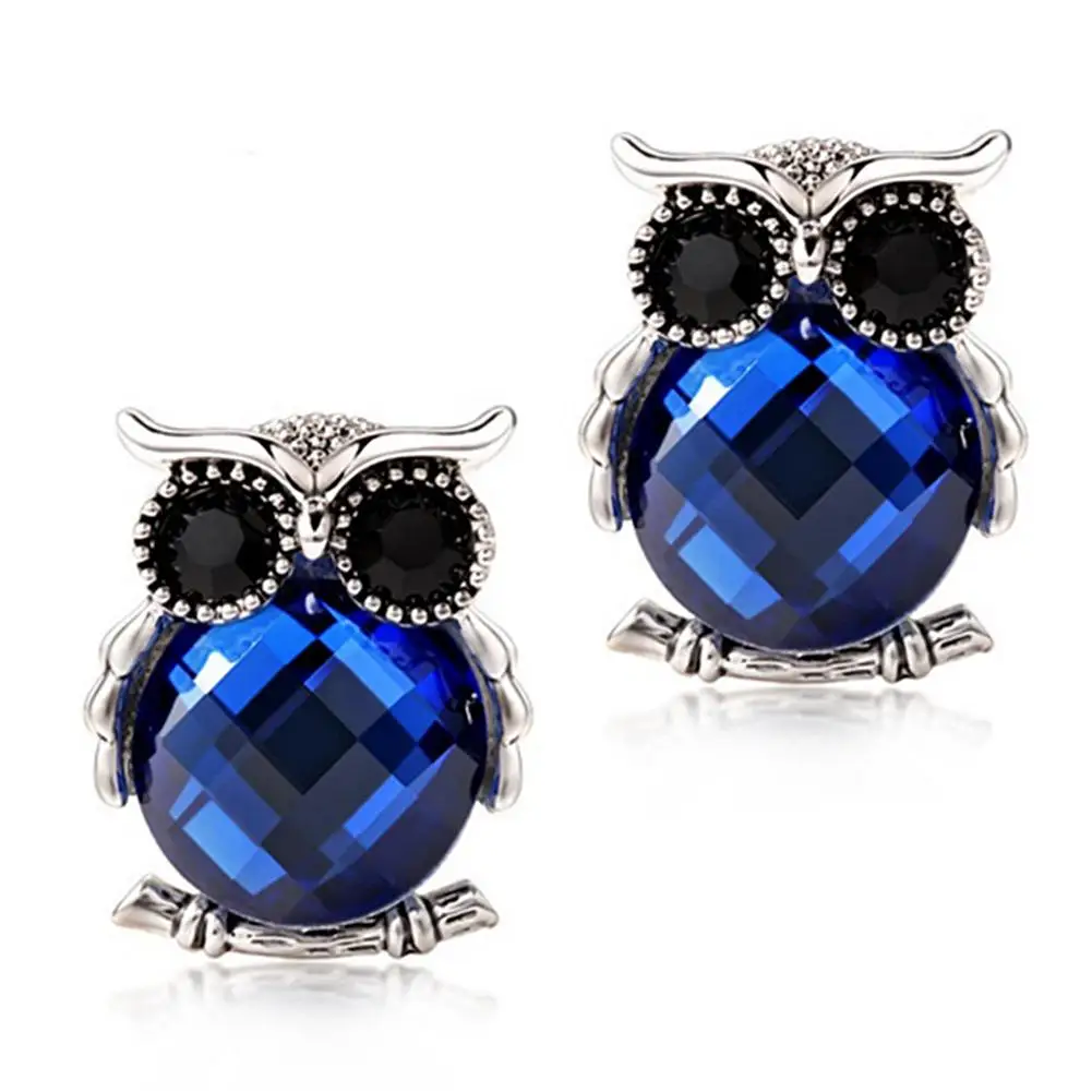 DreamBell Women Silver Color Simple Owl Ear with Artificial Gem Animal Studs Earrings
DreamBell Women Silver Color Simple Owl Ear with Artificial Gem Animal Studs Earrings