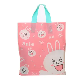 50pcs/lot Cute Rabbit Pink Plastic Gift Bag With Handle Plastic Jewelry Packaging Bag Plastic Shopping Bag 30*30*8cm
50pcs/lot Cute Rabbit Pink Plastic Gift Bag With Handle Plastic Jewelry Packaging Bag Plastic Shopping Bag 30*30*8cm