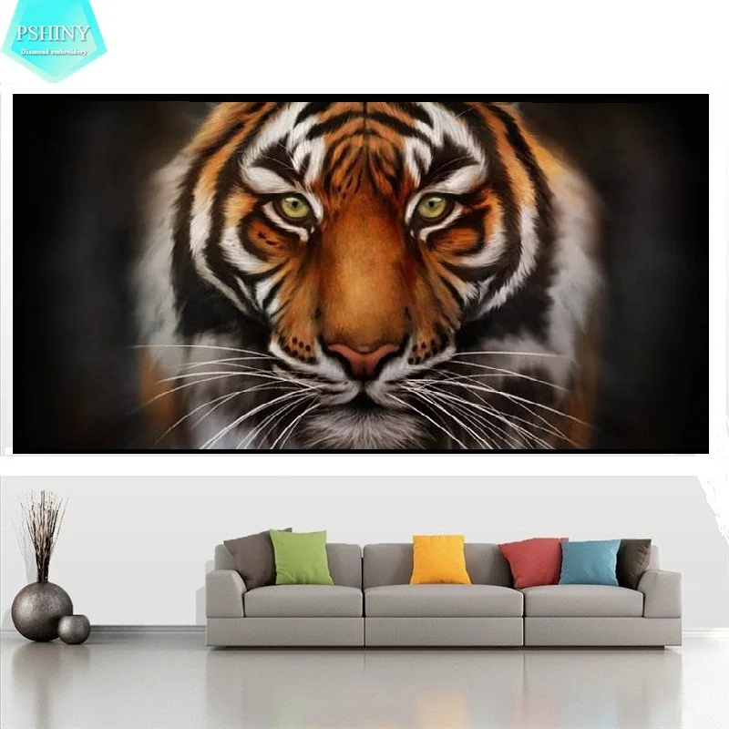 PSHINY 5D DIY Diamond embroidery tiger home decor picture full mosaic kit square rhinestone animals diamond painting cross stich
PSHINY 5D DIY Diamond embroidery tiger home decor picture full mosaic kit square rhinestone animals diamond painting cross stich
