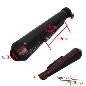 Papanda Black Motorcycles 18" Exhaust Muffler Pipe Adjustable Motorbike DB Killer Silencer for Harley Bobber Cafe Racer
Papanda Black Motorcycles 18" Exhaust Muffler Pipe Adjustable Motorbike DB Killer Silencer for Harley Bobber Cafe Racer