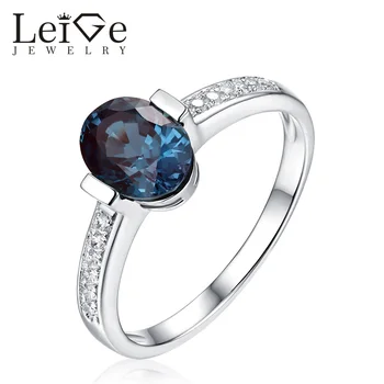Leige Jewelry Oval Cut Alexandrite Ring Bezel Setting Blue Solitaire 925 Sterling Silver Engagement Rings for Women
Leige Jewelry Oval Cut Alexandrite Ring Bezel Setting Blue Solitaire 925 Sterling Silver Engagement Rings for Women