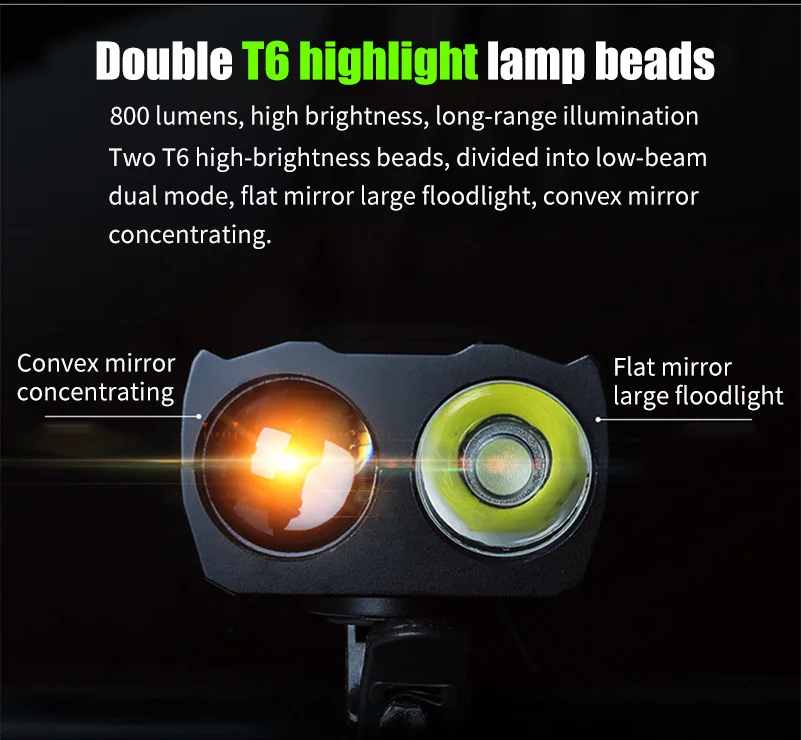 Smart Induction Bicycle Front Light Set Smart Induction Bicycle Front Light Set