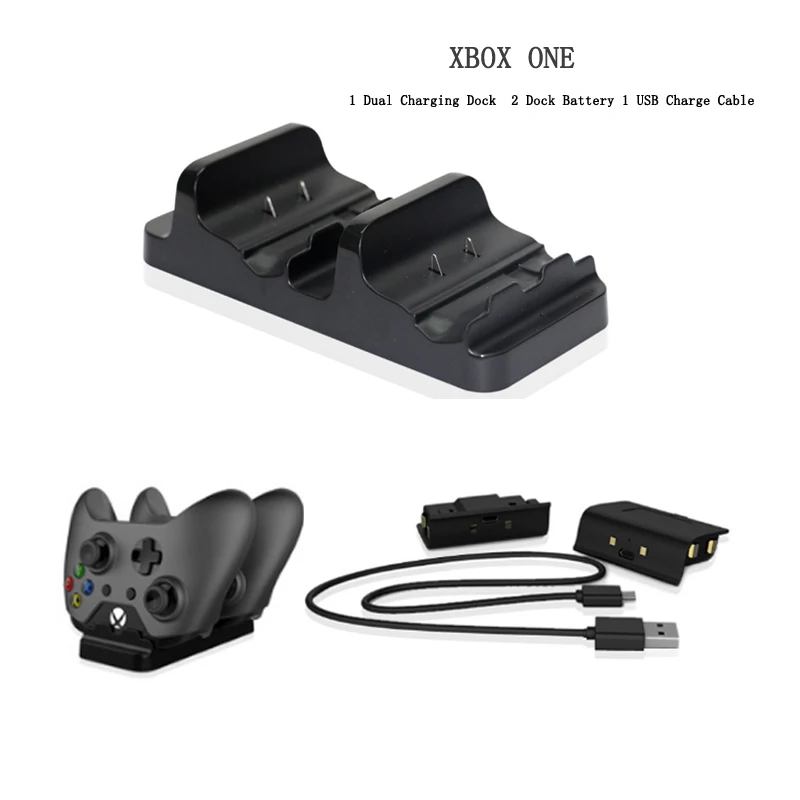 DUBAZ For Xbox One Wireless Controller Gamepad Chargeable Batteries with 1 Dual Charging Dock 2 Dock Battery 1 USB Charge Cable
DUBAZ For Xbox One Wireless Controller Gamepad Chargeable Batteries with 1 Dual Charging Dock 2 Dock Battery 1 USB Charge Cable