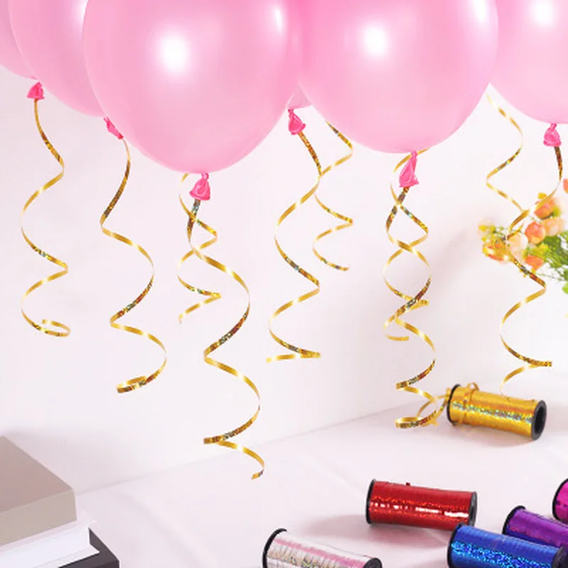 100Yards Silver Gold Curling Ribbon Roll Crimps Balloon Ribbons Heart Pattern for Party and Festival Decoration Gift Wrapping
100Yards Silver Gold Curling Ribbon Roll Crimps Balloon Ribbons Heart Pattern for Party and Festival Decoration Gift Wrapping