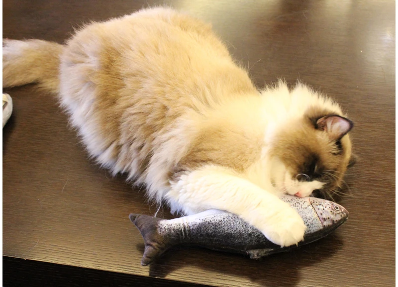 8 fish toy for cats