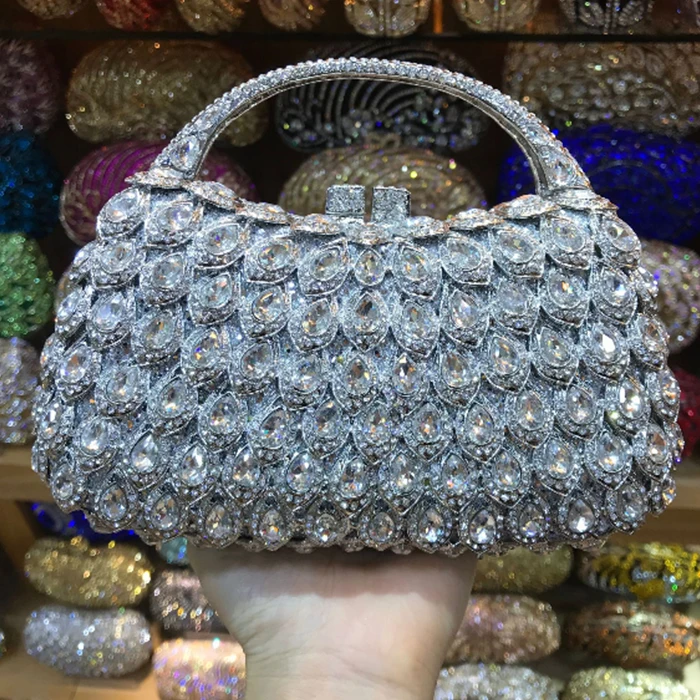 Women gold/silver/champagne/red/black Bag Wedding Clutch Bags Luxury Crystal Diamonds Party Clutches Fashion Purple Stones Purse
Women gold/silver/champagne/red/black Bag Wedding Clutch Bags Luxury Crystal Diamonds Party Clutches Fashion Purple Stones Purse
