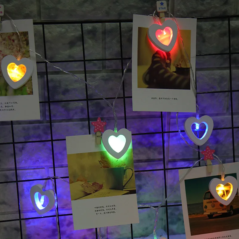 Christmas Ramadan New 2M Wooden Heart LED fairy string Lights Romantic Valentine's Day Wedding Party Decoration home Lights
Christmas Ramadan New 2M Wooden Heart LED fairy string Lights Romantic Valentine's Day Wedding Party Decoration home Lights