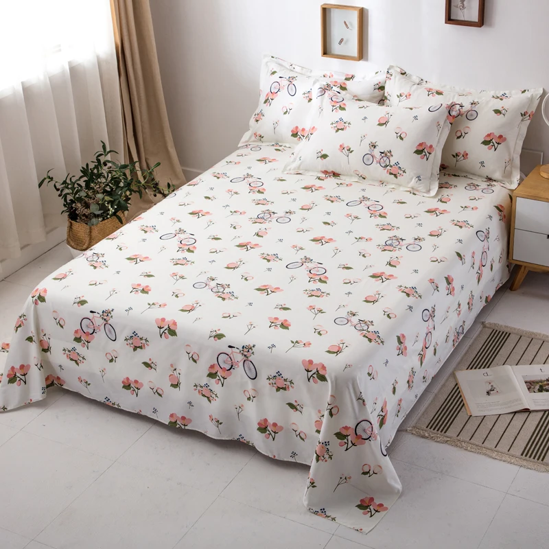 100% Cotton Flat Sheet Pillow shams Blossom Floral Printed Breathable,Comfortable Twin Queen King size Bed Sheet for Kids Adults
100% Cotton Flat Sheet Pillow shams Blossom Floral Printed Breathable,Comfortable Twin Queen King size Bed Sheet for Kids Adults