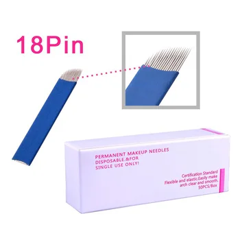 50pcs 12 14 18 Pin U shape Permanent Makeup Eyebrow Tattoo Needles Blade For 3D Embroidery Tattoo Pen accessory
50pcs 12 14 18 Pin U shape Permanent Makeup Eyebrow Tattoo Needles Blade For 3D Embroidery Tattoo Pen accessory