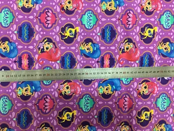 105*100cm Cartoon magic princess poplin Cotton Sewing Fabric DIY Handmade Material Hometextile Patchwork
105*100cm Cartoon magic princess poplin Cotton Sewing Fabric DIY Handmade Material Hometextile Patchwork