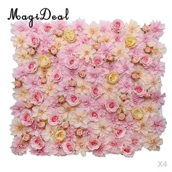 MagiDeal 4pcs Artificial Flower Wall Panels Wedding Venue Decor Pink Champagne 60 x 40cm
MagiDeal 4pcs Artificial Flower Wall Panels Wedding Venue Decor Pink Champagne 60 x 40cm