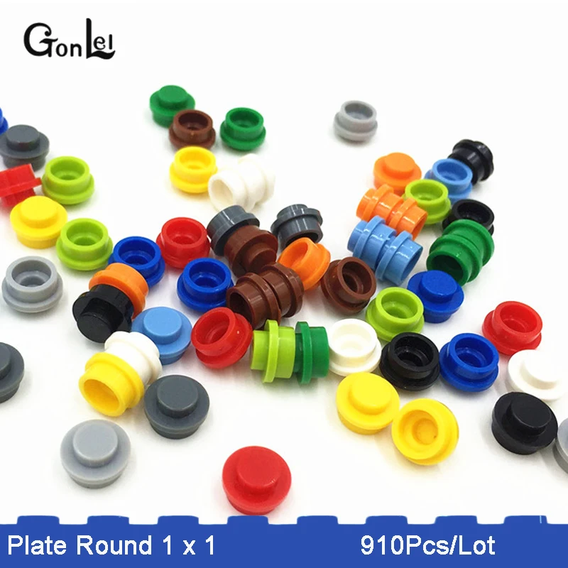 910Pcs/Lot MOC Brick Plate Round 1 x 1 with Solid Stud DIY Building Block Bricks Toys Compatible with legoes Assembles Particles
910Pcs/Lot MOC Brick Plate Round 1 x 1 with Solid Stud DIY Building Block Bricks Toys Compatible with legoes Assembles Particles