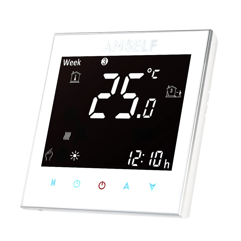 Thermoregulator Touch Screen Heating Thermostat for Warm Floor, Water, Electric Heating System Thermostat 16A 110~240V
Thermoregulator Touch Screen Heating Thermostat for Warm Floor, Water, Electric Heating System Thermostat 16A 110~240V