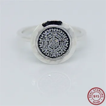 925 Sterling Silver Classic Signature Statement Rings for Women Jewelry Feature Central Glittering Disc Pave-set Clear CZ FLR021
925 Sterling Silver Classic Signature Statement Rings for Women Jewelry Feature Central Glittering Disc Pave-set Clear CZ FLR021