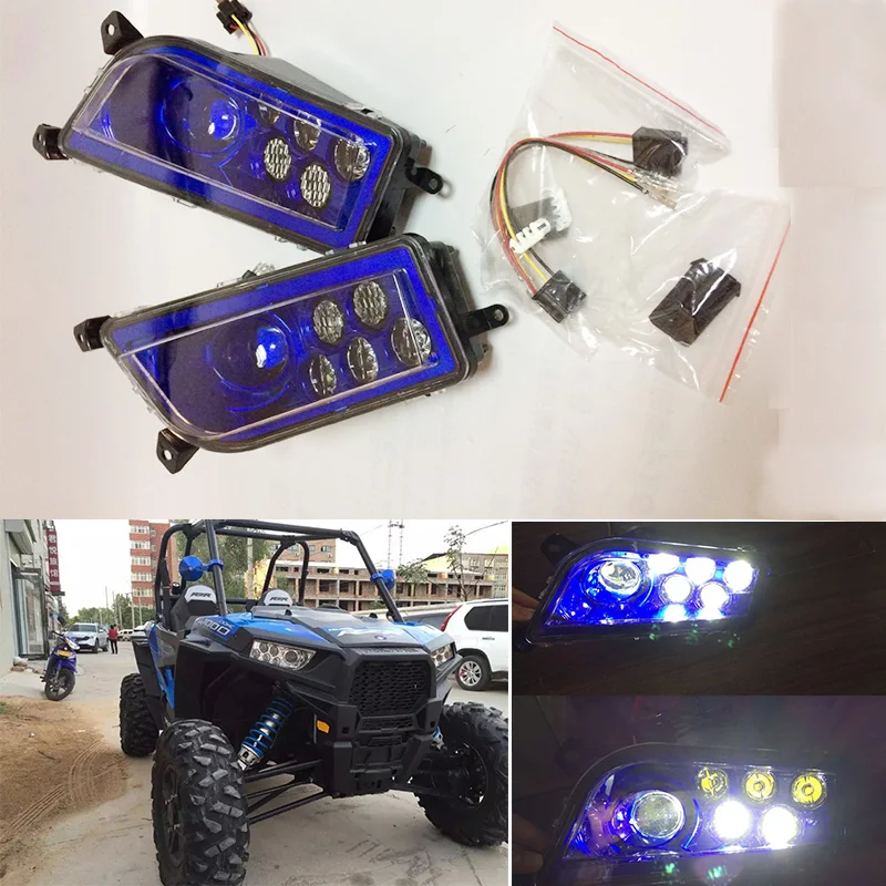 2 PCS Blue ATV LED Headlight Kit Headlamp for Polaris Razor Push 1000 2014-2016 Polaris RZR 900 XP 4 Turbo
2 PCS Blue ATV LED Headlight Kit Headlamp for Polaris Razor Push 1000 2014-2016 Polaris RZR 900 XP 4 Turbo