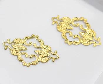 100pcs/lot 36mm brass flower filigree wrap rhombus findings
100pcs/lot 36mm brass flower filigree wrap rhombus findings