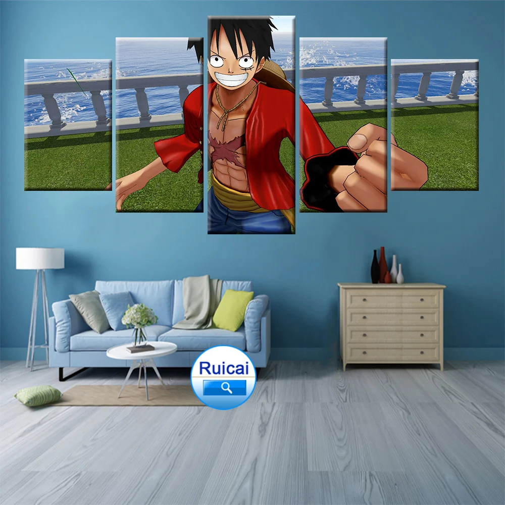 One Piece Monkey D. Luffy Poster Wall Artist Residence Decorative Canvas Painting 5 Pieces Children's Room Modern HD Print
One Piece Monkey D. Luffy Poster Wall Artist Residence Decorative Canvas Painting 5 Pieces Children's Room Modern HD Print