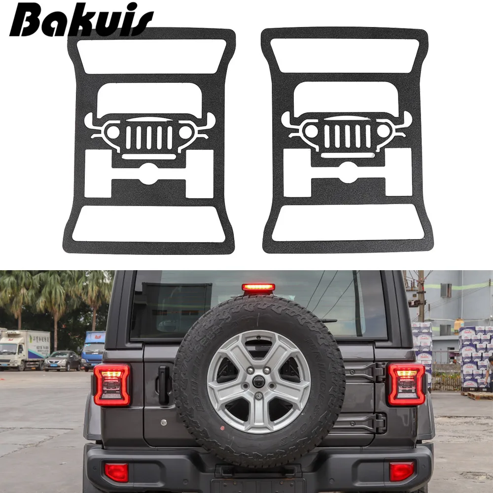 Car Accessories Aluminum Black Rear Taillights Light Guard Tail Light Cover For Jeep Wrangler JL 2018 2019- Pair
Car Accessories Aluminum Black Rear Taillights Light Guard Tail Light Cover For Jeep Wrangler JL 2018 2019- Pair