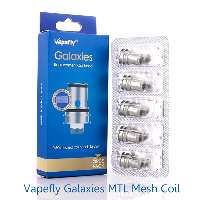 5 шт. оригинальная сменная катушка Vapefly Galaxies MTL сетчатая 0.5ом для комплект vapefly galaxies