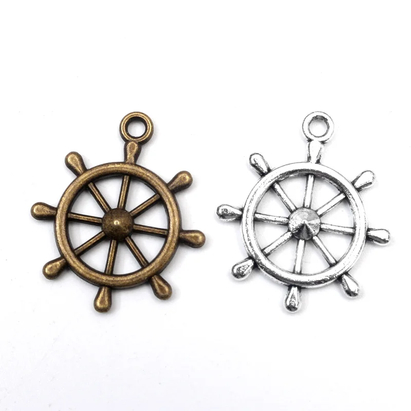 20pcs Zinc Metal Alloy Rudder Charms Pendant Jewelry Finding Vintage Charms For Jewelry Making Necklace Handmade
20pcs Zinc Metal Alloy Rudder Charms Pendant Jewelry Finding Vintage Charms For Jewelry Making Necklace Handmade