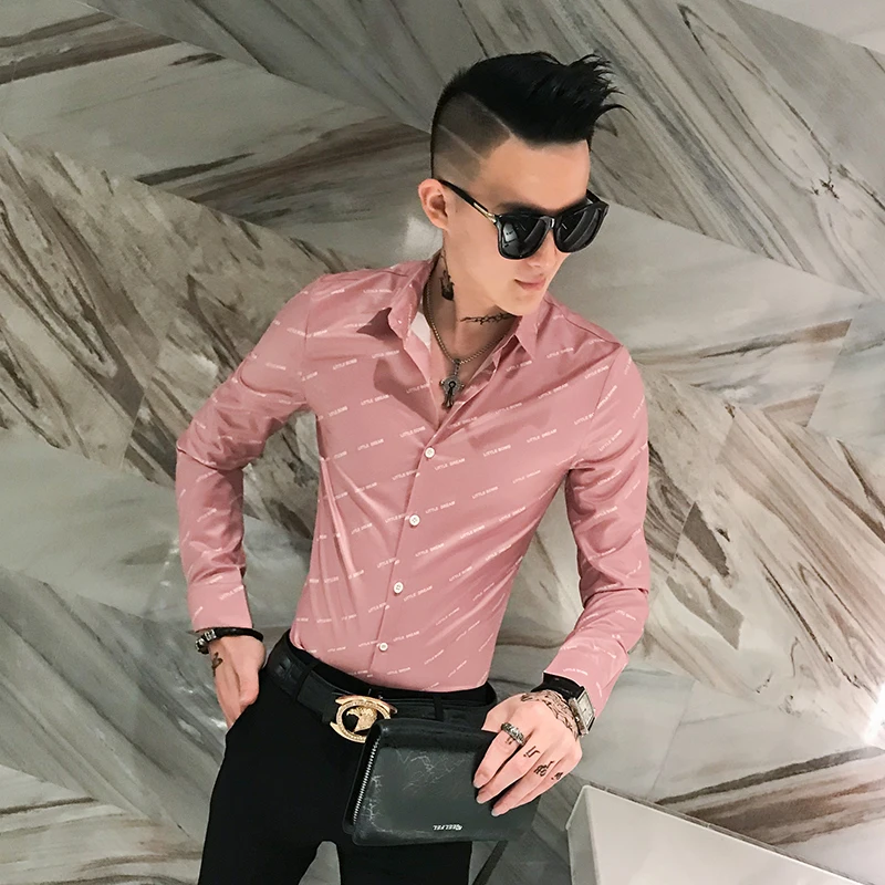 Camisa Hombre Fashion 2019 Autumn Shirt Men Long Sleeve Letter Print Mens Casual Shirts Slim Fit Streetwear Social Men Shirt 3XL
Camisa Hombre Fashion 2019 Autumn Shirt Men Long Sleeve Letter Print Mens Casual Shirts Slim Fit Streetwear Social Men Shirt 3XL
