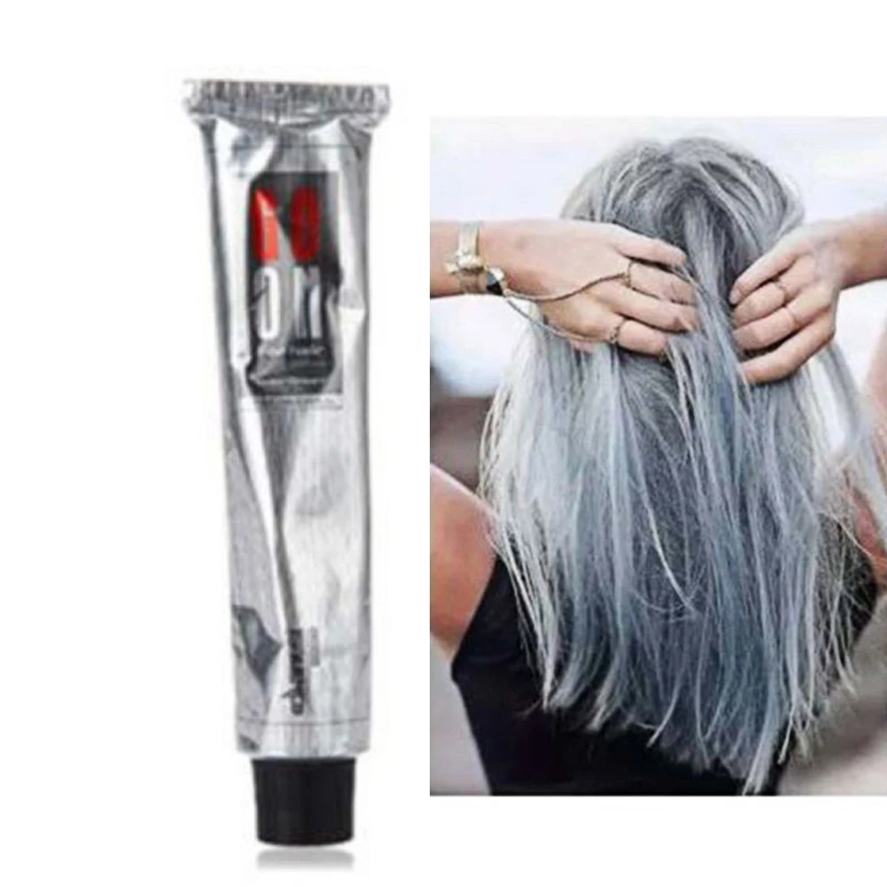 100ml Fashion Permanent Punk Salon Hair Dye Light Gray Color Dye Long Lasting Cream Hair Care Styling Tools Hair Colour Dye
100ml Fashion Permanent Punk Salon Hair Dye Light Gray Color Dye Long Lasting Cream Hair Care Styling Tools Hair Colour Dye