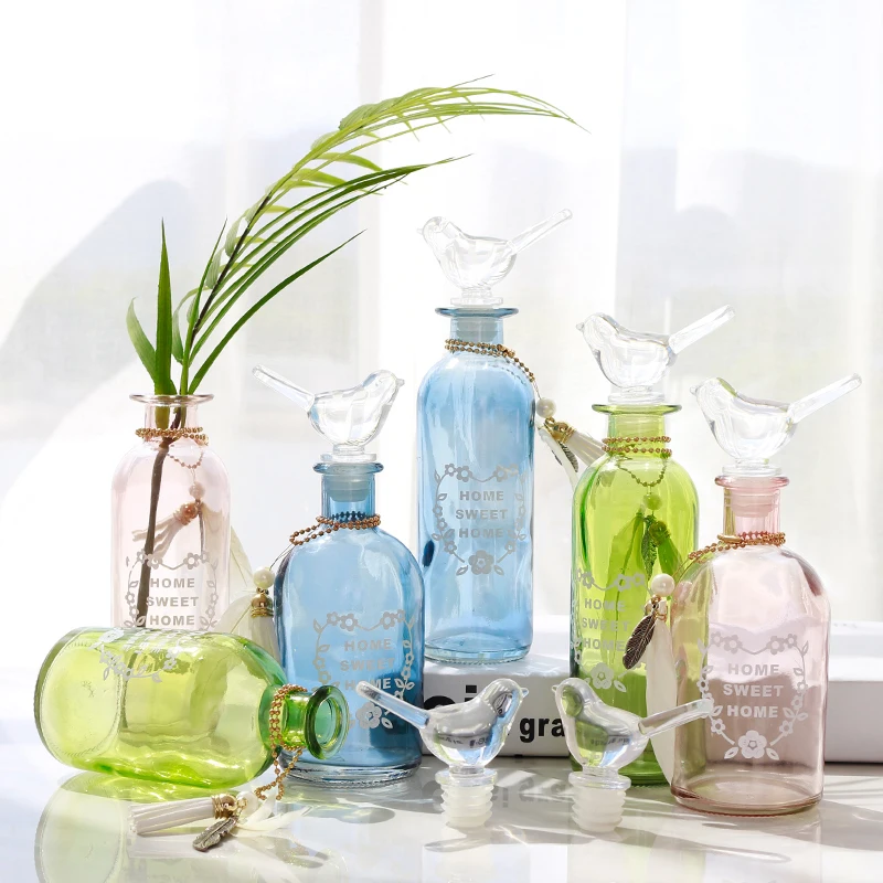 Europe Small fresh Bird Glass Vase Sundries storage bottle Hydroponic Dried flowers Container Home Garden Wedding Decoration
Europe Small fresh Bird Glass Vase Sundries storage bottle Hydroponic Dried flowers Container Home Garden Wedding Decoration