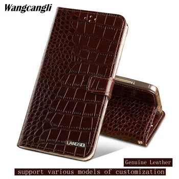 Handmade Crocodile pattern phone case for LG G7 Genuine Leather Phone protection Case Business Clamshell buckle phone shell
Handmade Crocodile pattern phone case for LG G7 Genuine Leather Phone protection Case Business Clamshell buckle phone shell