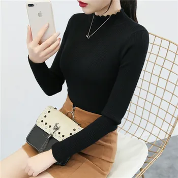 Chompas para mujer Autumn Winter Women Sweaters Turtleneck Long Sleeve Solid Knitting Swetry Damskie Slim Chandail Femme
Chompas para mujer Autumn Winter Women Sweaters Turtleneck Long Sleeve Solid Knitting Swetry Damskie Slim Chandail Femme