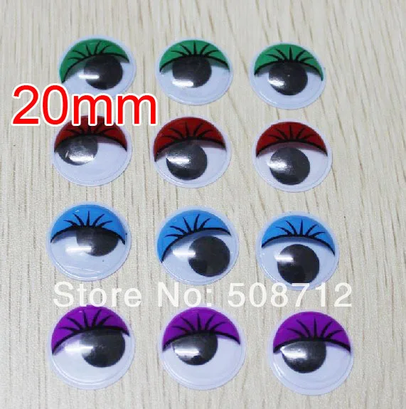 Free Ship!! 200pcs 20mm GOOGLY EYES with EYELASHES Moving Wibbly Wobbly CRAFT Kit TOY
Free Ship!! 200pcs 20mm GOOGLY EYES with EYELASHES Moving Wibbly Wobbly CRAFT Kit TOY