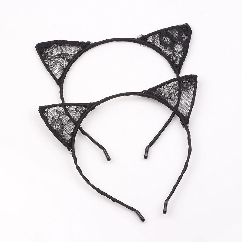 2018 Fashion Summer Style Women Black Lace Cat Ears Headband Hairband Sexy Cute Hair Hook Portrait Style Headwear
2018 Fashion Summer Style Women Black Lace Cat Ears Headband Hairband Sexy Cute Hair Hook Portrait Style Headwear
