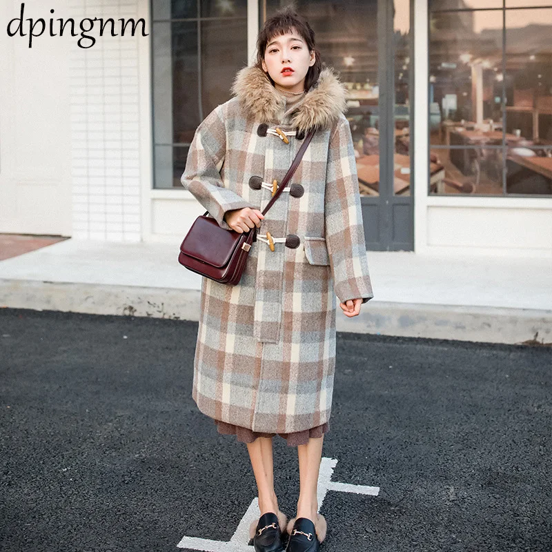 Women's Jackets & Coats Medium-long Wool & Blends Coat Turn-down Collar lattice Color Pockets Parka
Women's Jackets & Coats Medium-long Wool & Blends Coat Turn-down Collar lattice Color Pockets Parka