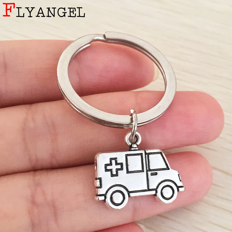Fashion Jewelry Personality Drive Safe Car Keyring Ambulance Pendant Keychain For Men Doctor Nurse Friends Alloy Gift Key Chain
Fashion Jewelry Personality Drive Safe Car Keyring Ambulance Pendant Keychain For Men Doctor Nurse Friends Alloy Gift Key Chain