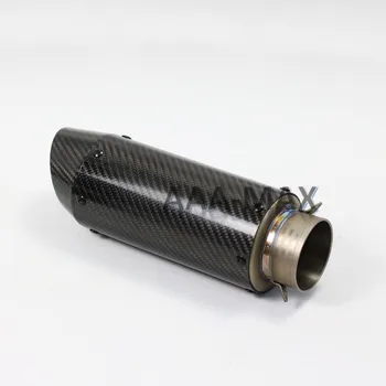 51MM 60MM Inlet Carbon Fiber Titanium Alloy Exhaust Muffle Pipe For HONDA R1 R3 R6 FZ6 Tmax Tmax 530 cb500x cbr650f sportster
51MM 60MM Inlet Carbon Fiber Titanium Alloy Exhaust Muffle Pipe For HONDA R1 R3 R6 FZ6 Tmax Tmax 530 cb500x cbr650f sportster