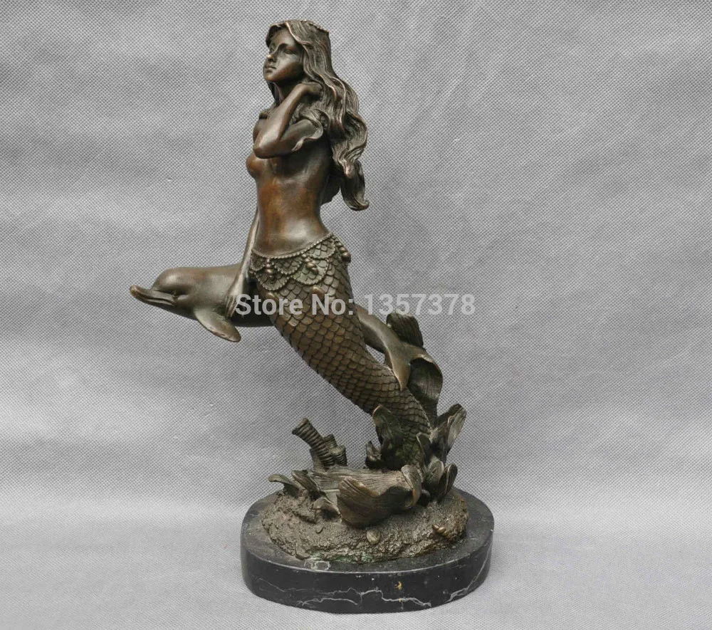shitou 00844 14 Bronze Sexy Mermaid Woman Sit Dolphin Art Sculpture Statue discount 30% (C0324)
shitou 00844 14 Bronze Sexy Mermaid Woman Sit Dolphin Art Sculpture Statue discount 30% (C0324)