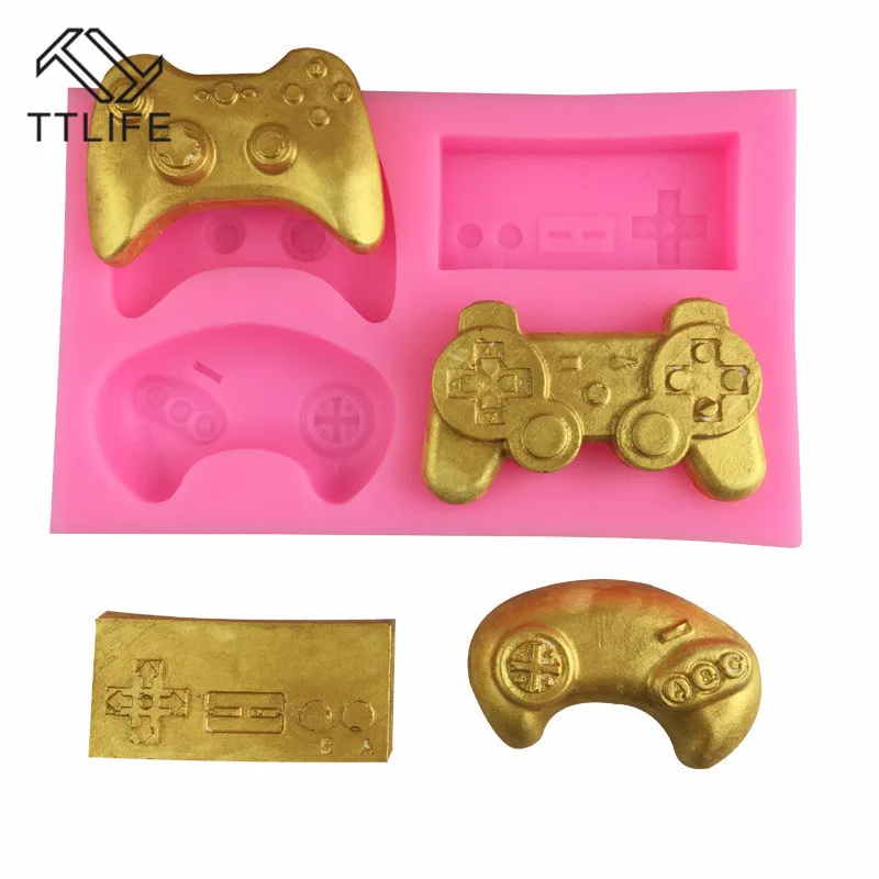 TTLIFE Game Handle Shape Cookie Cutter Set DIY 3D Silicone Mold Fondant Cutter Cake Decorating Tools Cake Molds
TTLIFE Game Handle Shape Cookie Cutter Set DIY 3D Silicone Mold Fondant Cutter Cake Decorating Tools Cake Molds