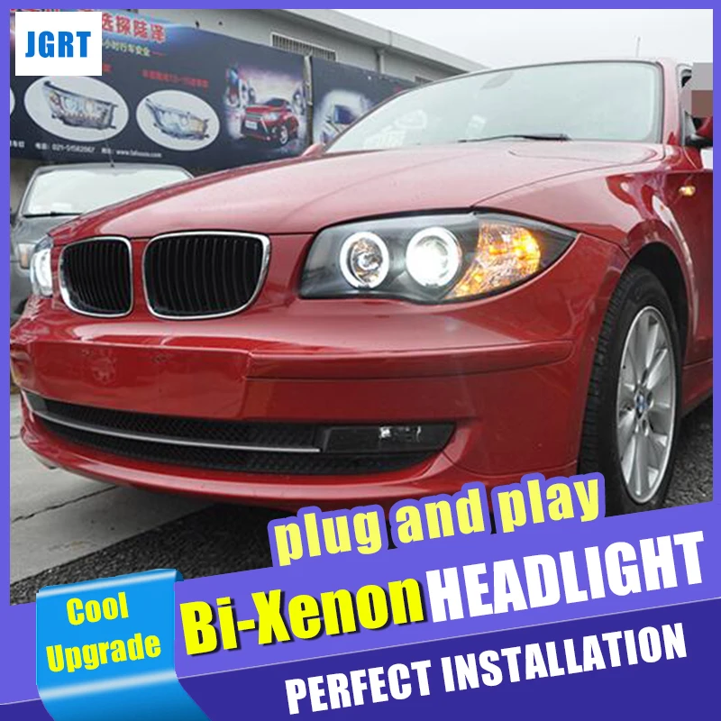 New Head lights Car styling For BMW 1 Series E87 Headlights 2004-2011 Double Beam Lens Projector Xenon Lamps led drl
New Head lights Car styling For BMW 1 Series E87 Headlights 2004-2011 Double Beam Lens Projector Xenon Lamps led drl