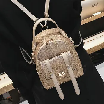 Fashion Women Backpack Leather School Bags For Teenager Girls Large School Backpack Vintage Sequin Bling Shoulder Bags A42-89
Fashion Women Backpack Leather School Bags For Teenager Girls Large School Backpack Vintage Sequin Bling Shoulder Bags A42-89