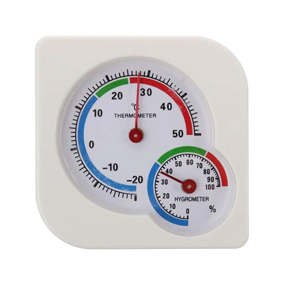 Clock-shaped Multifunction Thermometer Indoor Outdoor Mini Wet Hygrometer Humidity Thermometer White Temperature Meter
Clock-shaped Multifunction Thermometer Indoor Outdoor Mini Wet Hygrometer Humidity Thermometer White Temperature Meter