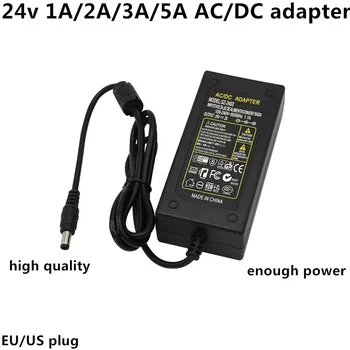 AC DC Adapter DC 24v 1A 2A 3A 5A 5.5*2.1 AC 110-220V Converter Adapter Charger Power Supply EU Plug US plug Black Wholesale
AC DC Adapter DC 24v 1A 2A 3A 5A 5.5*2.1 AC 110-220V Converter Adapter Charger Power Supply EU Plug US plug Black Wholesale