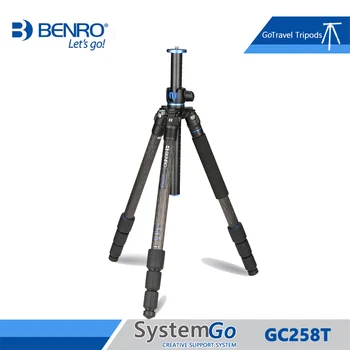 

Benro GC258T Tripod Carbon Fiber Tripods Monopod For Camera 4 Section Carrying Bag Max Loading 14kg DHL Free Shipping