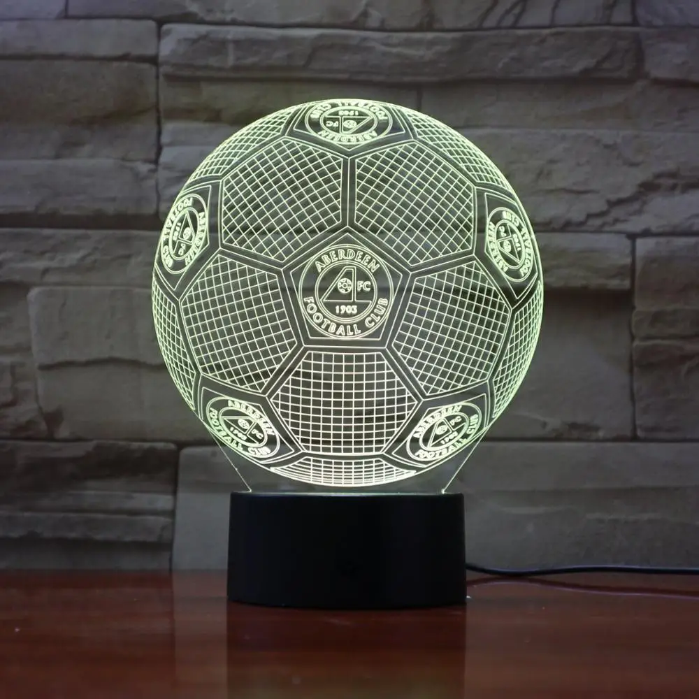 Football Lamp Acrylic 3D Illusion LED Lamp Colorful Touch Night Light Kids Gifts GX939
Football Lamp Acrylic 3D Illusion LED Lamp Colorful Touch Night Light Kids Gifts GX939