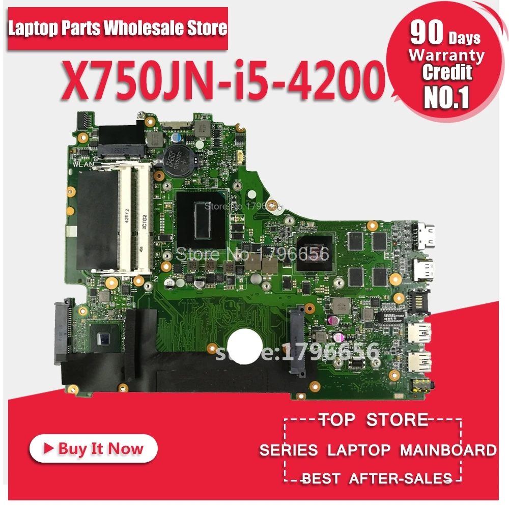 X750JN GT840M/2GB -I5-4200HQ Motherboard For ASUS X750J k750J A750J X750JN Notebook notebook motherboard mainboard
X750JN GT840M/2GB -I5-4200HQ Motherboard For ASUS X750J k750J A750J X750JN Notebook notebook motherboard mainboard